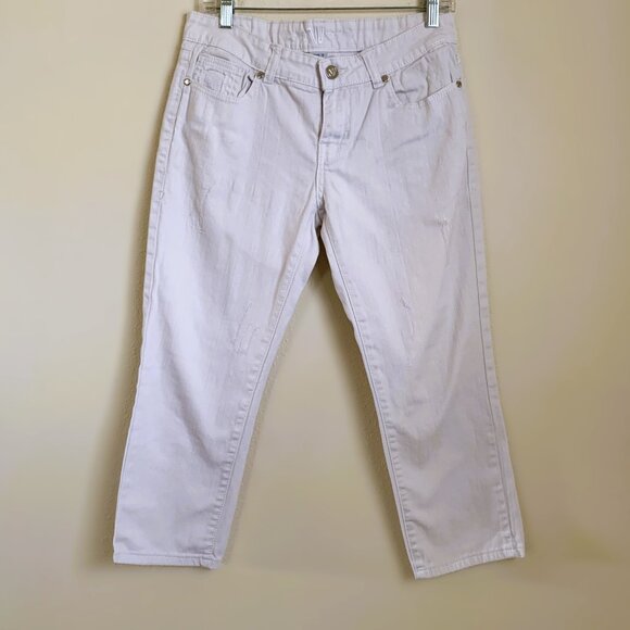 NV Jeans Distressed Capris Size 11 Juniors - Picture 1 of 12